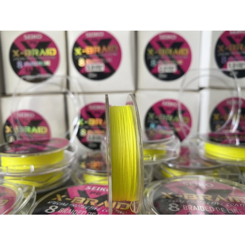 Thẻo dù SEIKO PE 8X – Braid cao cấp 20m. Dây câu đài, câu lure, làm thẻo săn hàng. Dây câu cá