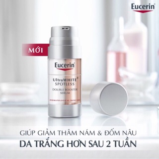 Tinh chất giảm thâm nám và dưỡng trắng da Eucerin UltraWHITE+ Spotless Double Booster Serum Giúp giảm đốm nâu hiệu quả