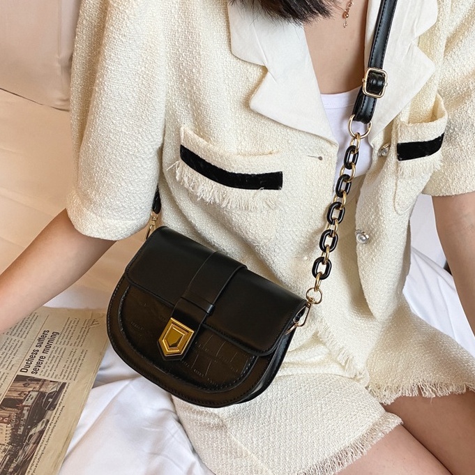 Túi xách nữ tròn đẹp đeo chéo da dày cao cấp đi chơi thời trang PK 368