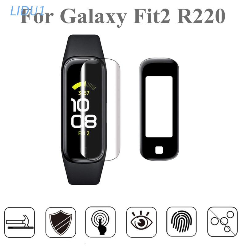 Set 3 miếng dán TPU mềm trong suốt bảo vệ màn hình cho đồng hồ thông minh Samsung -Galaxy Fit 2 SM-R220 Smart Watch Fit2 R220