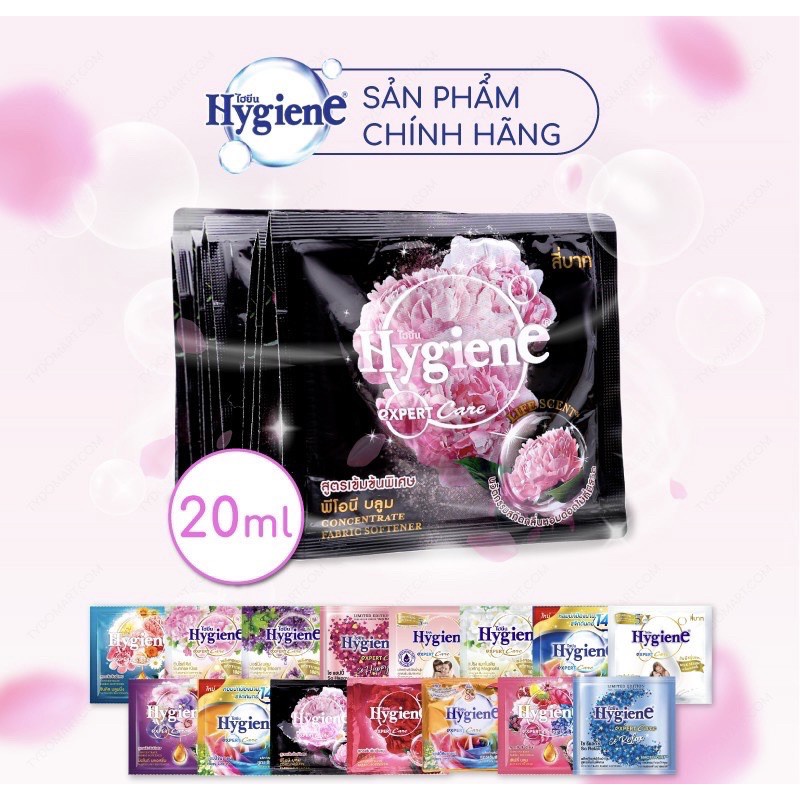 Combo Dây 12 Gói Nước Xả Vải Hygiene Thái Lan Đậm Đặc Siêu Thơm