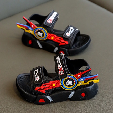 Dép Sandal Bé Trai Chất Liệu Eva Nhẹ Êm Chân Họa Tiết Vảy Rồng