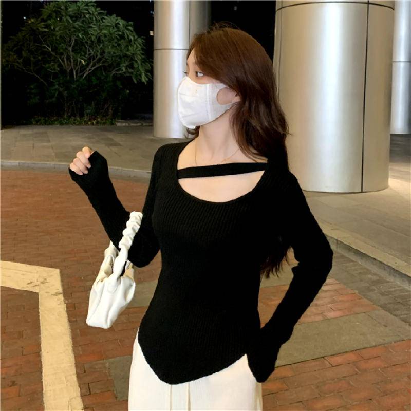 Áo sweater ZHELIHANGFEI dệt kim thiết kế thời trang dành cho nữ