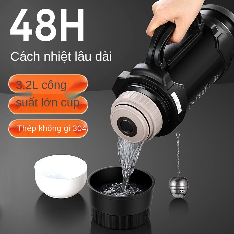 Bình giữ nhiệt inox 304 nam bình nước du lịch dung tích lớn bình bảo ôn ngoài trời công trường bình giữ nhiệt gia đình d