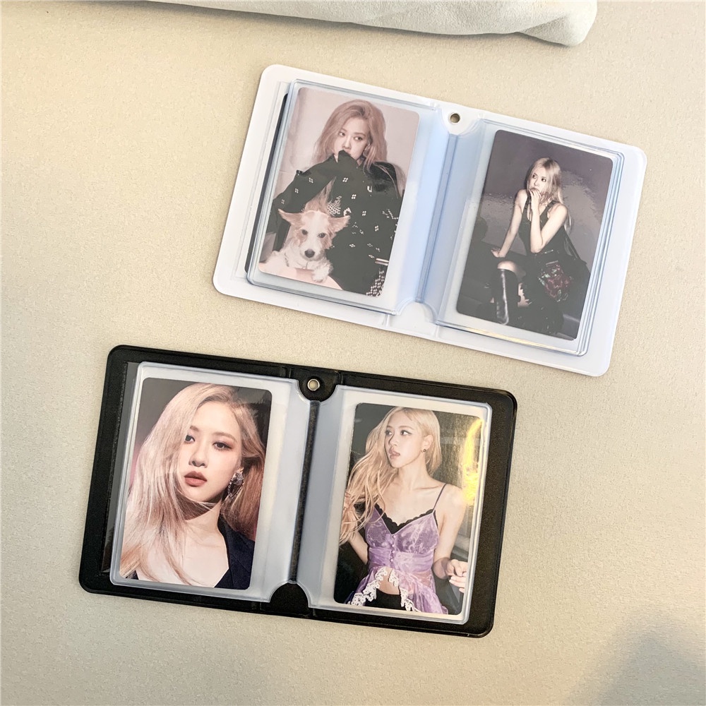 Album Ảnh 3 Inch Bìa Ren Hoa Hồng 40 Ngăn