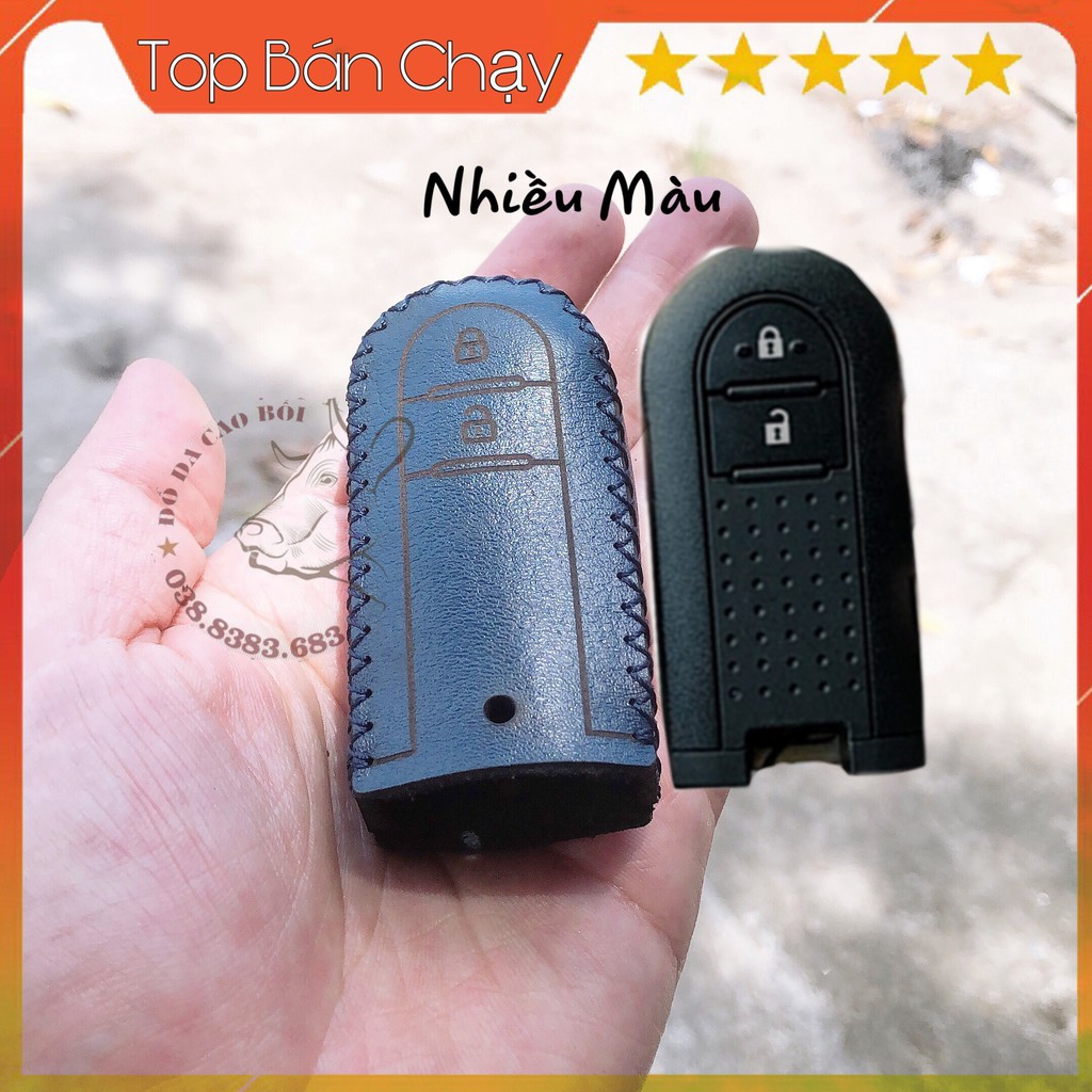 [Da Bò] Bao Da chìa khóa Smartkeys xe TOYOTA RUSH, Nhiều màu sắc, Có móc loại tốt..