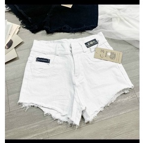 quần short nữ chất kaki phối logo xích mới lạ l