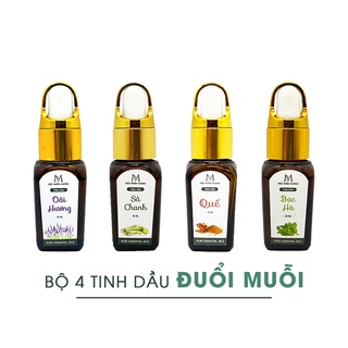 Tinh dầu Mộc Nhiên Hương nguyên chất có kiểm định 10ml, sả chanh, oải hương, quế, bạc hà, thư giãn, xông phòng