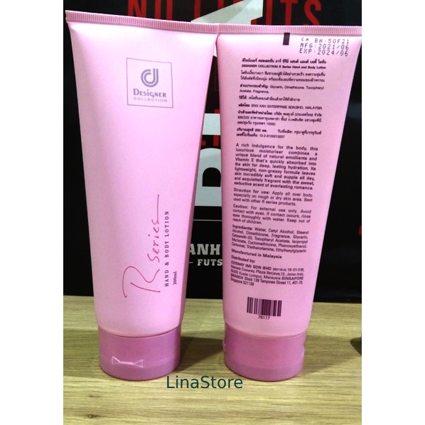 Dưỡng thể hương nước hoa Designer Collection RSeries Hand and Body Lotion 200 ml | BigBuy360 - bigbuy360.vn