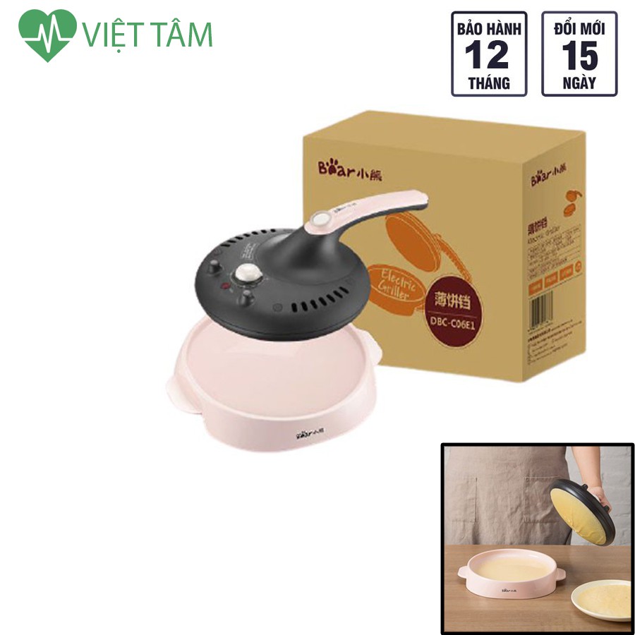 Máy làm bánh Crepe, bánh tráng, bánh pancake BEAR DBC-C06E1