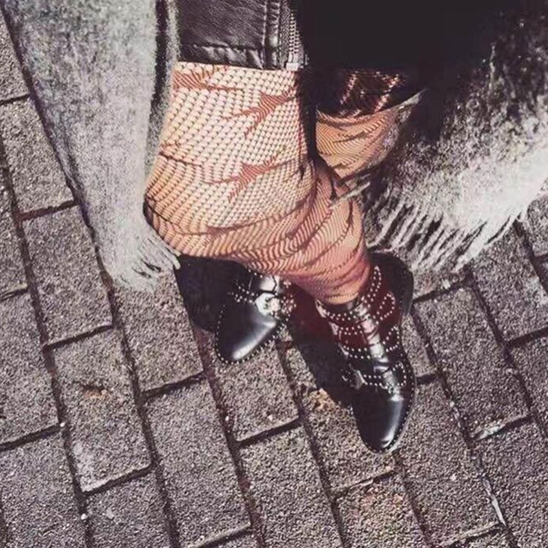 Xiangbao Quần Tất Lưới Dài Đến Đầu Gối Ôm Dáng Cho Nữ