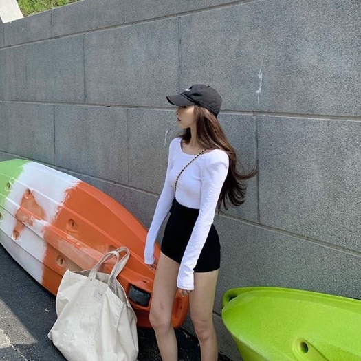 [MURIOKI] One Quần Short Lưng Cao Co Dãn Tốt Plus size Cho Nữ