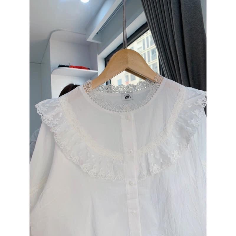 ❤️❤️ ÁO SƠMI  BABYDOLL TIỂU THƯ CỔ VIỀN REN