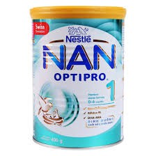 Sữa bột Nan OPTIPRO Số 1;2  lon 400g ( Date mới nhất)