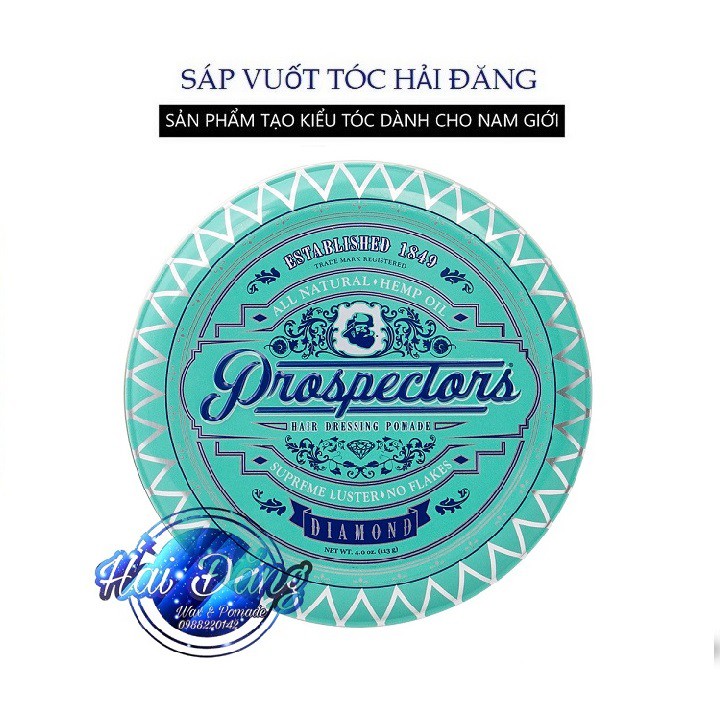 [ Chính Hãng USA ] Sáp vuốt tóc Prospectors Diamond Pomade