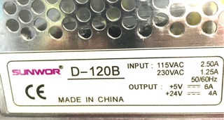 Nguồn 2 đầu ra 5v 6a và 24v 4a
