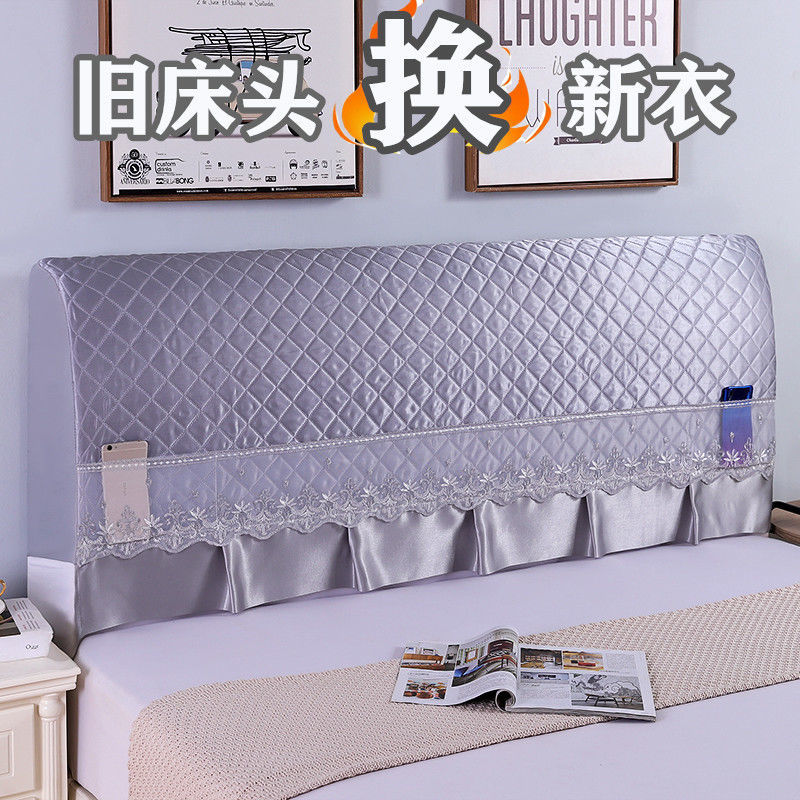 Bọc vải cotton chống bụi cho đầu giường