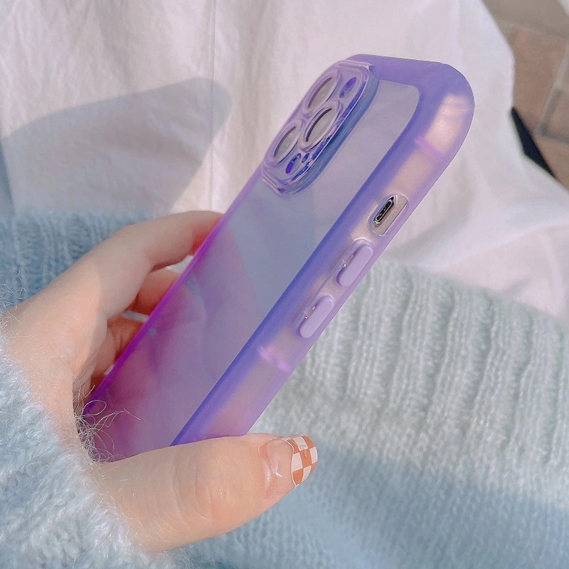 Ốp Điện Thoại TPU Dẻo Màu Kẹo Ngọt Chống Bụi Cổ Điển Cho IPhone 11 12 Pro MAX XR X XS MAX