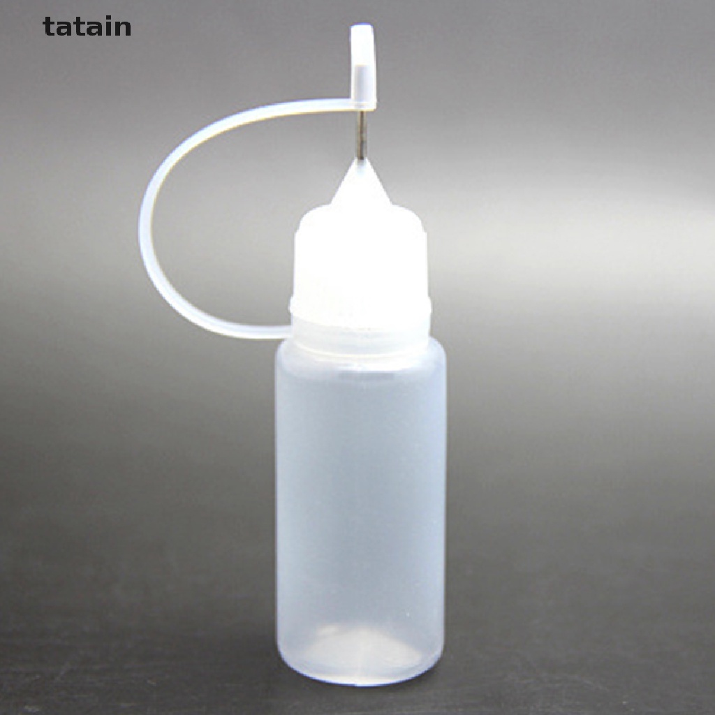 [TAT] 10ml Needle Tip Bottle Applicator Bottle for Paint Pointed Mouth Oil Makeup Tool CVX