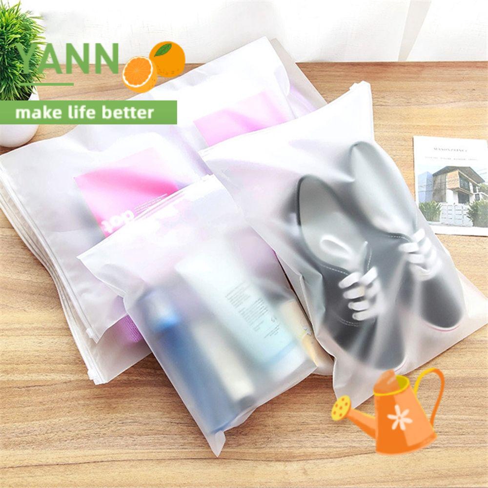 Bộ 5 Túi Nhựa Khóa Kéo Đựng Đồ Du Lịch