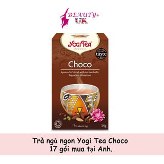 Trà Yogi Tea Choco 17 gói mua tại Anh