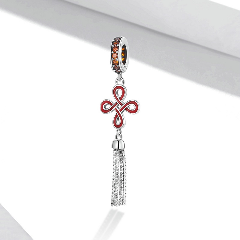 Hạt charm BAMOER Bạc 925 trang trí năm mới tùy chọn kiểu dáng
