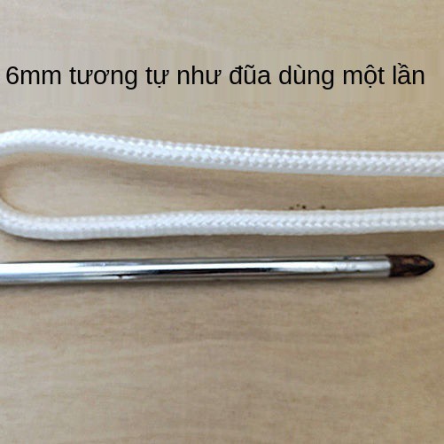 Nylon dây ràng buộc thừng dày chống mài mòn bện mỏng thoát hiểm khẩn cấp quần áo phơi chăn ngoài trời