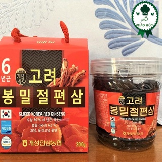 Sâm lát tẩm mật ong hàn quốc 200g