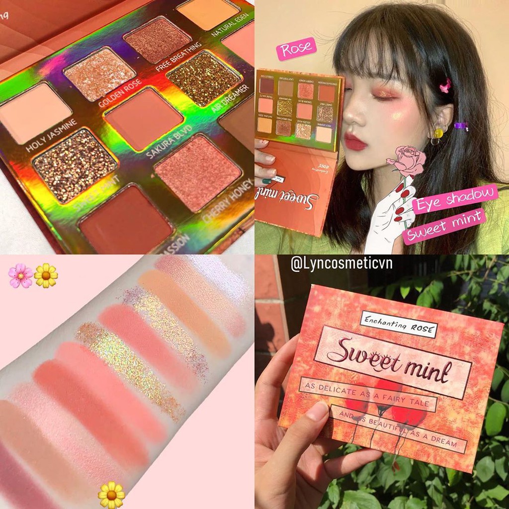 Bảng mắt Sweet Mint Enchanting Rose | BigBuy360 - bigbuy360.vn