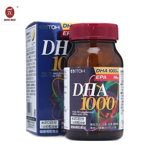 Viên Uống Bổ Não ITOH DHA 1000 Hộp 120 viên