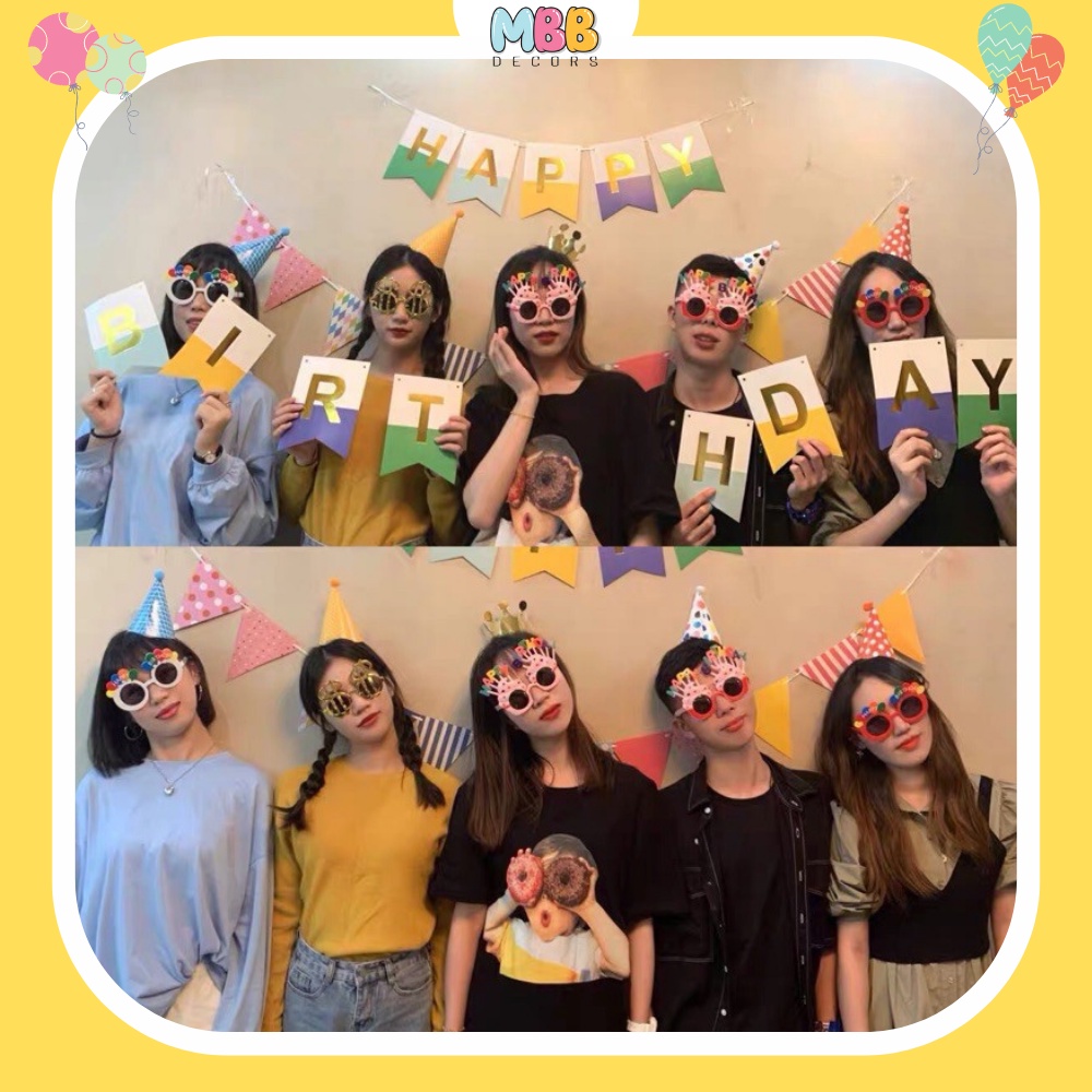 [TPHCM] Mắt Kính Sinh Nhật Hình Tiền Đô Ngộ Nghĩnh Dễ Thương - MBBDecor