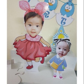 Hình chibi -mô hình bé [Phụ kiện trang trí sinh nhật]