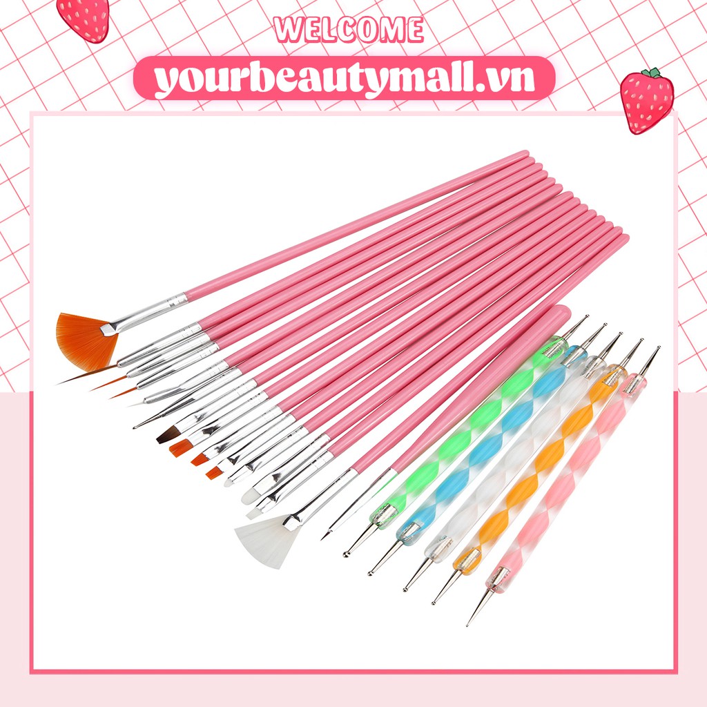 Gel polish nail Brush For Manicure tool Set 3D Pen Gel Acrylic Brushes Liner Nails Accessoires decoration Brushes