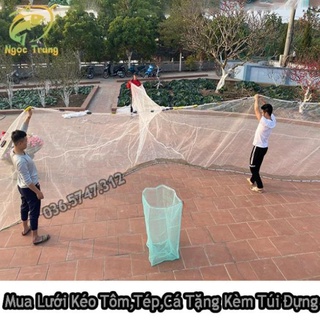 Lưới kéo - lưới vét ao - lưới quét tôm, tép, cá . có video chi tiết -lc112