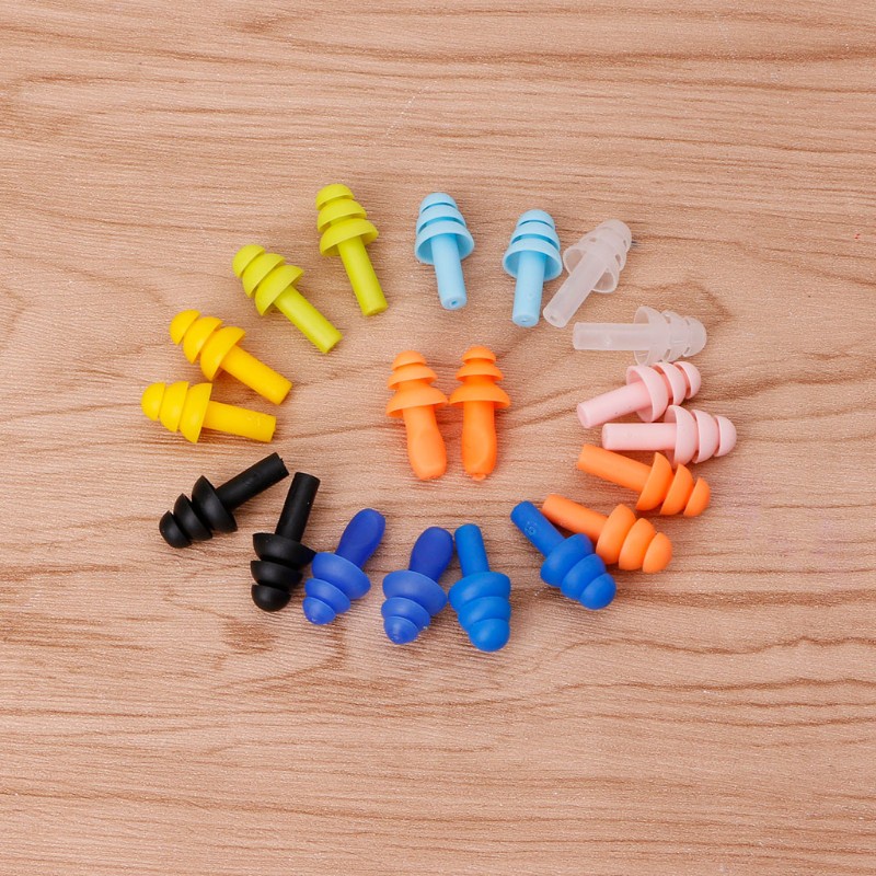 (Hàng Mới Về) Set 2 Nút Silicone Bịt Tai Chống Tiếng Ồn Tiện Dụng Khi Ngủ