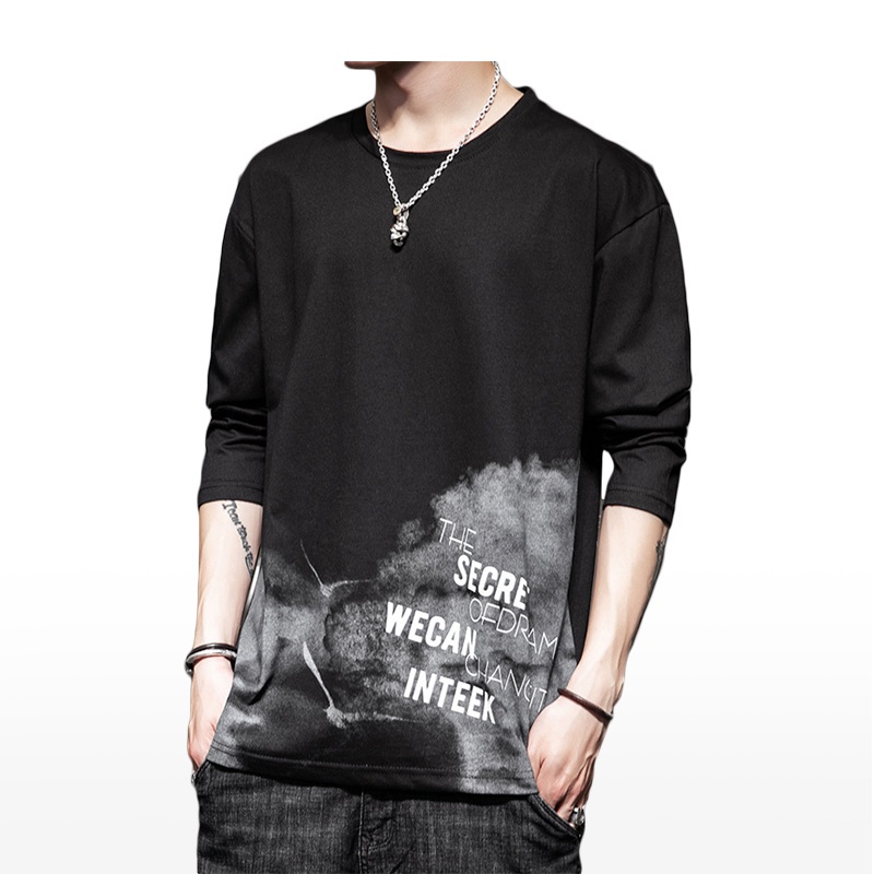 Áo thun nam thể thao UNIFUN Mã TT56 tròn đẹp tay dài phong cách Hàn Quốc form rộng cho mùa thu đông