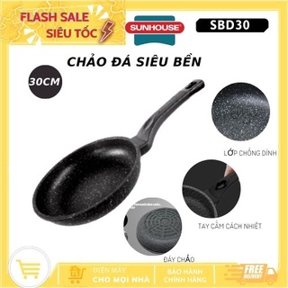 Chảo siêu bền đá sunhouse SBD30