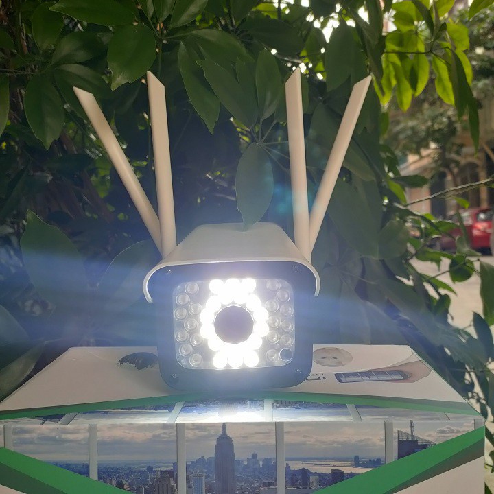 Camera wifi yoosee 4 râu FULL HD 5.0Mpx trang bị 36 led  , đàm thoại 2 chiều, Chuyên dụng ngoài trời BH 5 năm