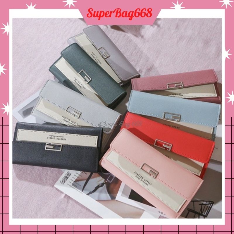 Ví Nữ Dài ❤️FREESHIP❤️Ví thời trang trẻ trung năng động nhiều ngăn đựng tiền SPB 184