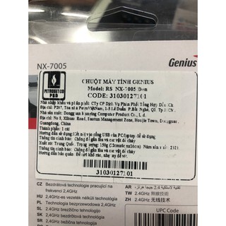 Chuột Không Dây Máy Tính Genius V6000
