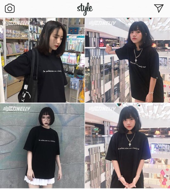 Áo phông nelly heybig sale ( có sẵn ) Lonely
