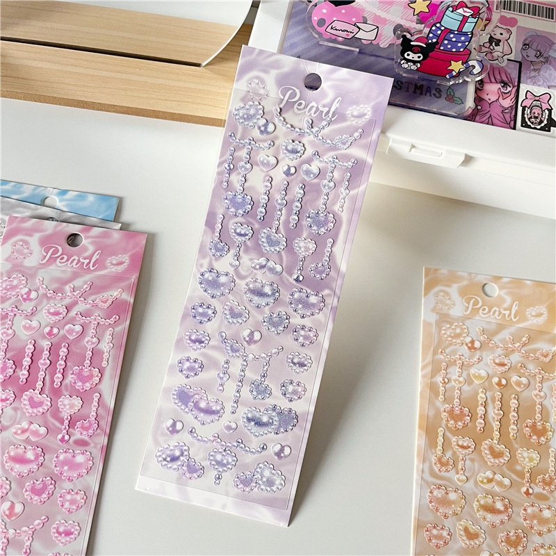 Miếng Dán Trang Trí Rèm Cửa Bằng pvc Đính Hạt Hình Ngôi Sao Ngọt Ngào diy