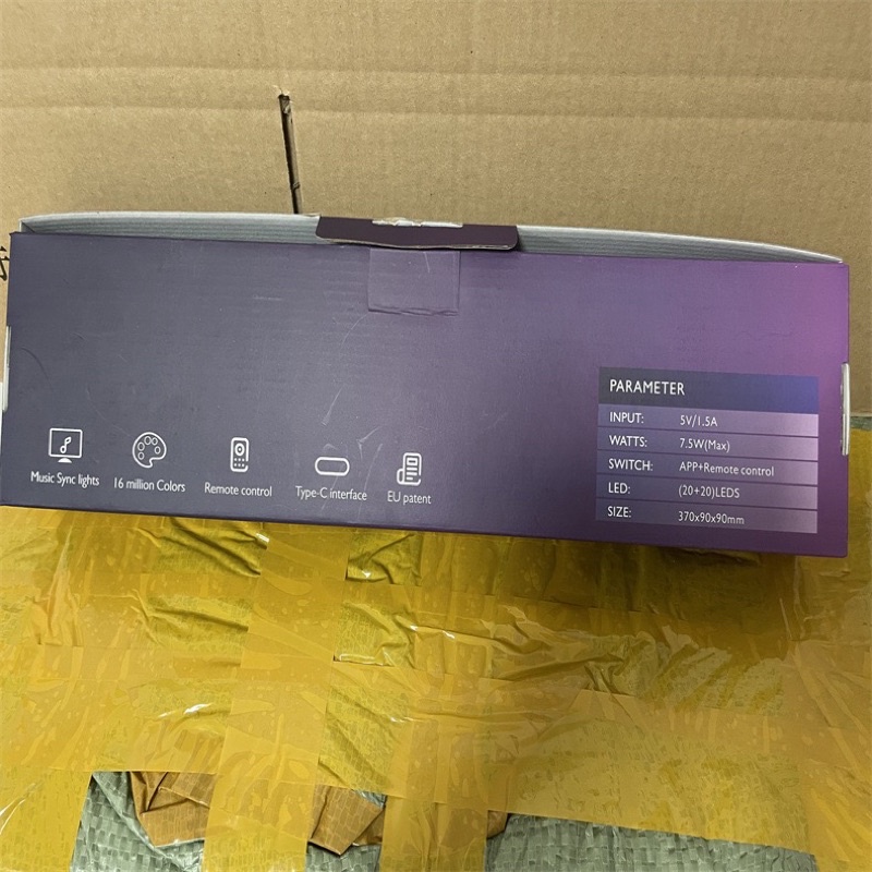 Hai thanh đèn LED RGB Nháy theo nhạc - Điều khiển bằng Smartphone và Remote