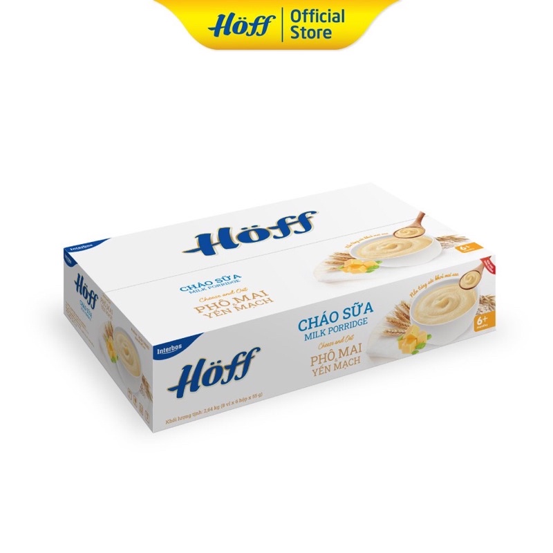 Cháo Sữa Pho Mai Yến Mạch Hoff vỉ 6hủ 55g ()