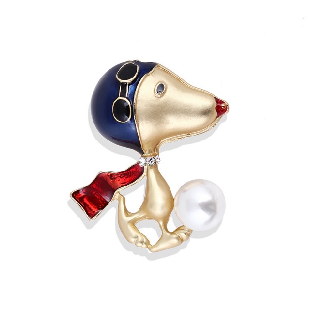 Ghim cài áo nữ snoopy dễ thương