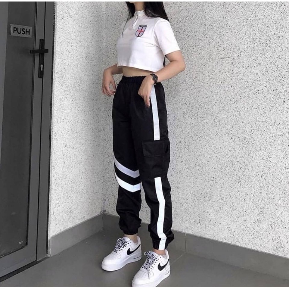 Quần Jogger Thể Thao Phản Quang Nam Nữ Unisex