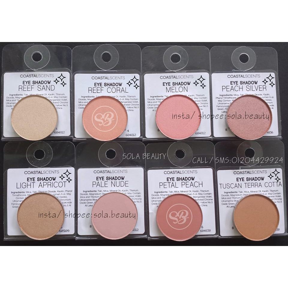 Các màu mắt lẻ (P.6) - Coastal Scents | BigBuy360 - bigbuy360.vn