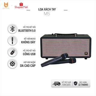Loa Karaoke Xách Tay di động cao cấp chính hãng Best Sound M5 Musicbox hàng nhập khẩu.