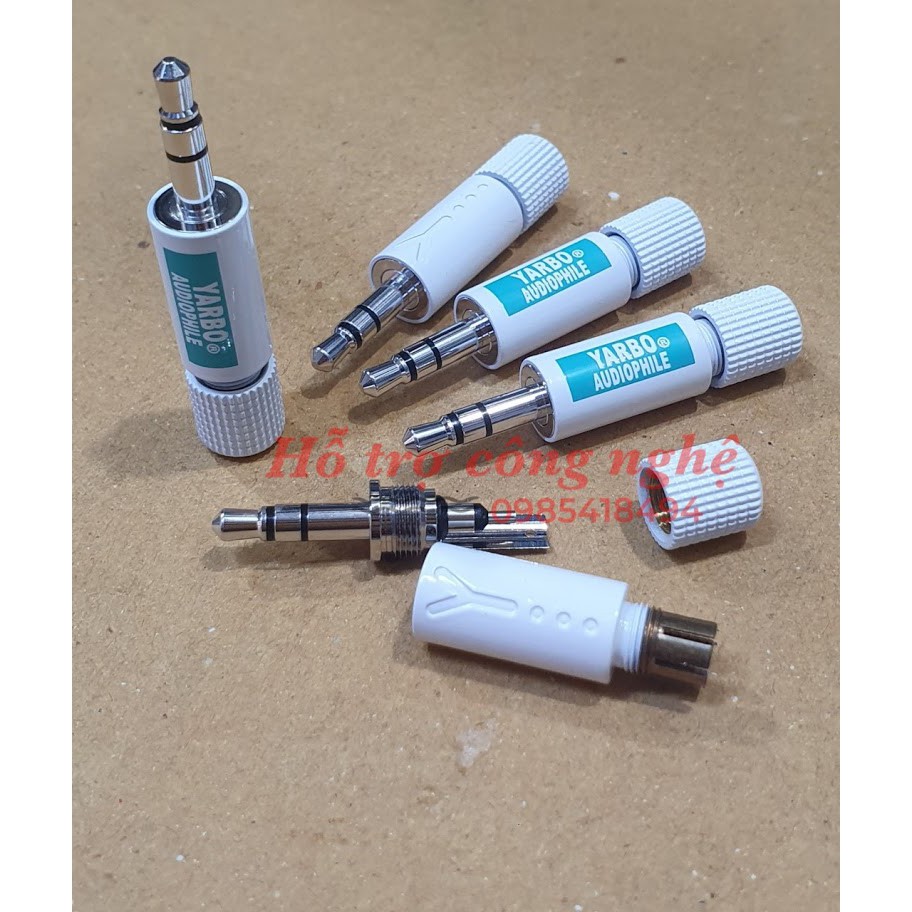 Jack 3.5 cao cấp Yarbo siêu đẹp mạ RHODI đơn giá 1 chiếc