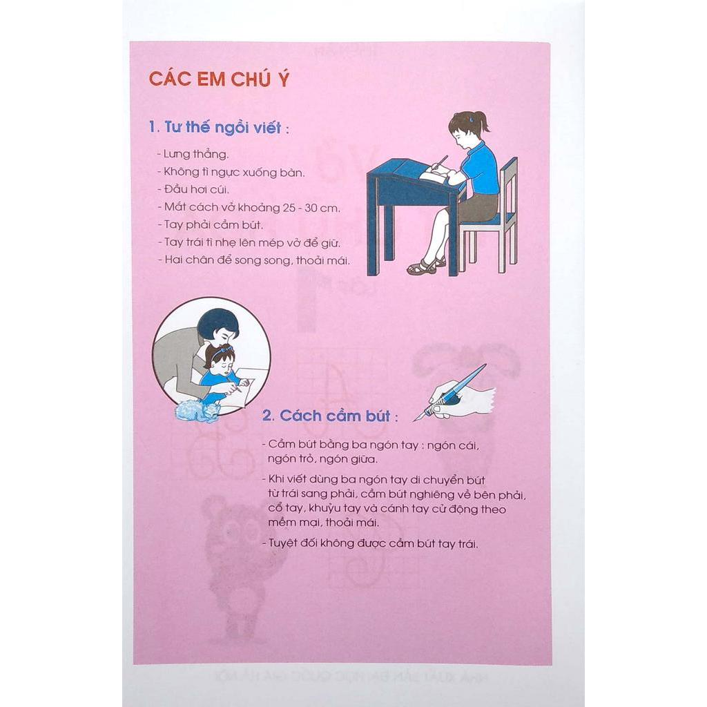 Sách - Vở Viết Chữ Hoa Lớp 1